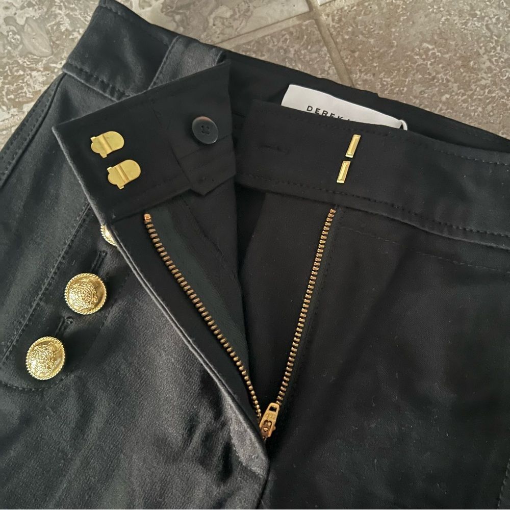 Derek Lam 10 Crosby Robertson High Waisted Crop Flare Pants, NWT, Size 4 - Picture 10 of 16